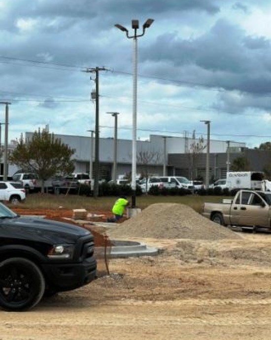 Street Light Pole Installation