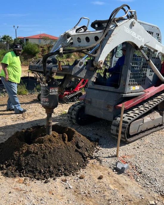 Street Light Pole Installation